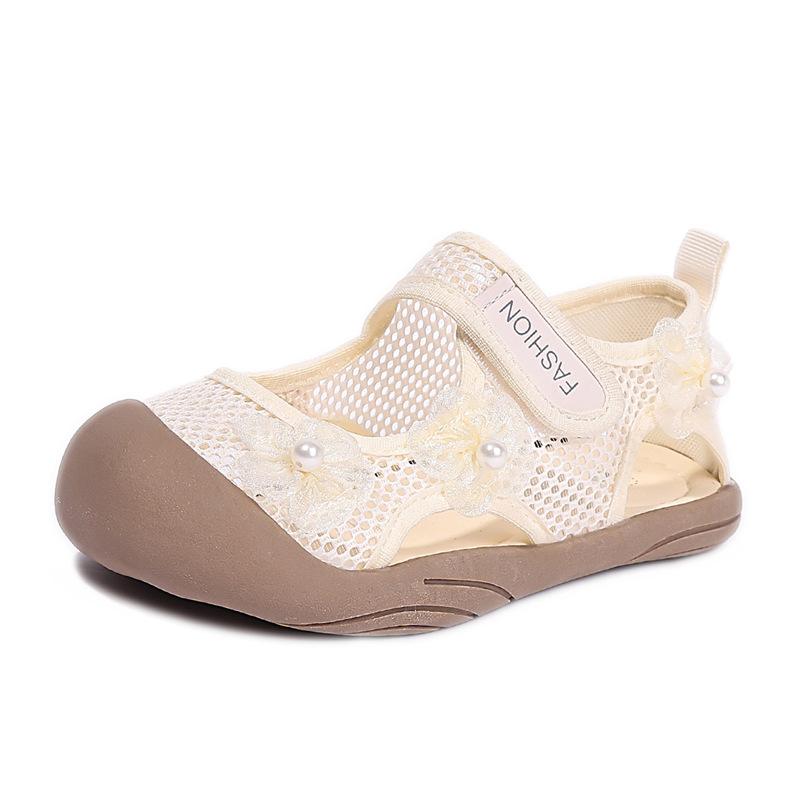 Girls' Sports Shoes Summer New Hollow Children's Sandals Little Girl Cool Summer Shoes Non-slip Soft-soled Princess Shoes