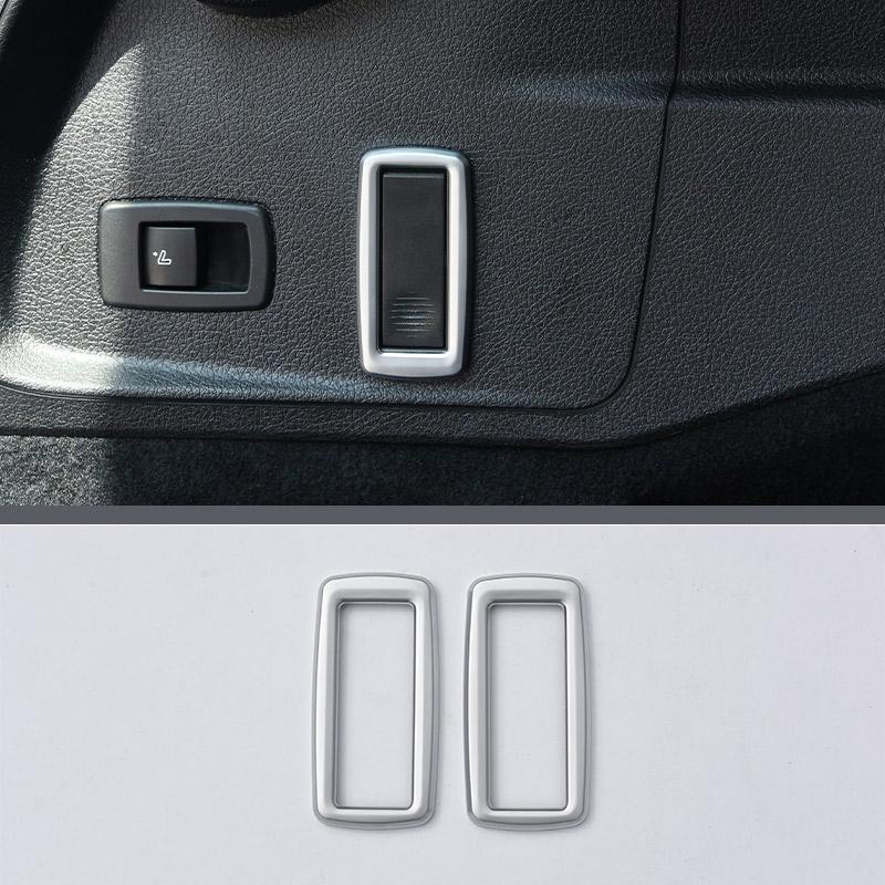 For BMW F46 LCI 2 Series Gran Tourer 2016 2017 2018 Car Interior ABS Silver Sticker Gear Shift Panel Cover Trim