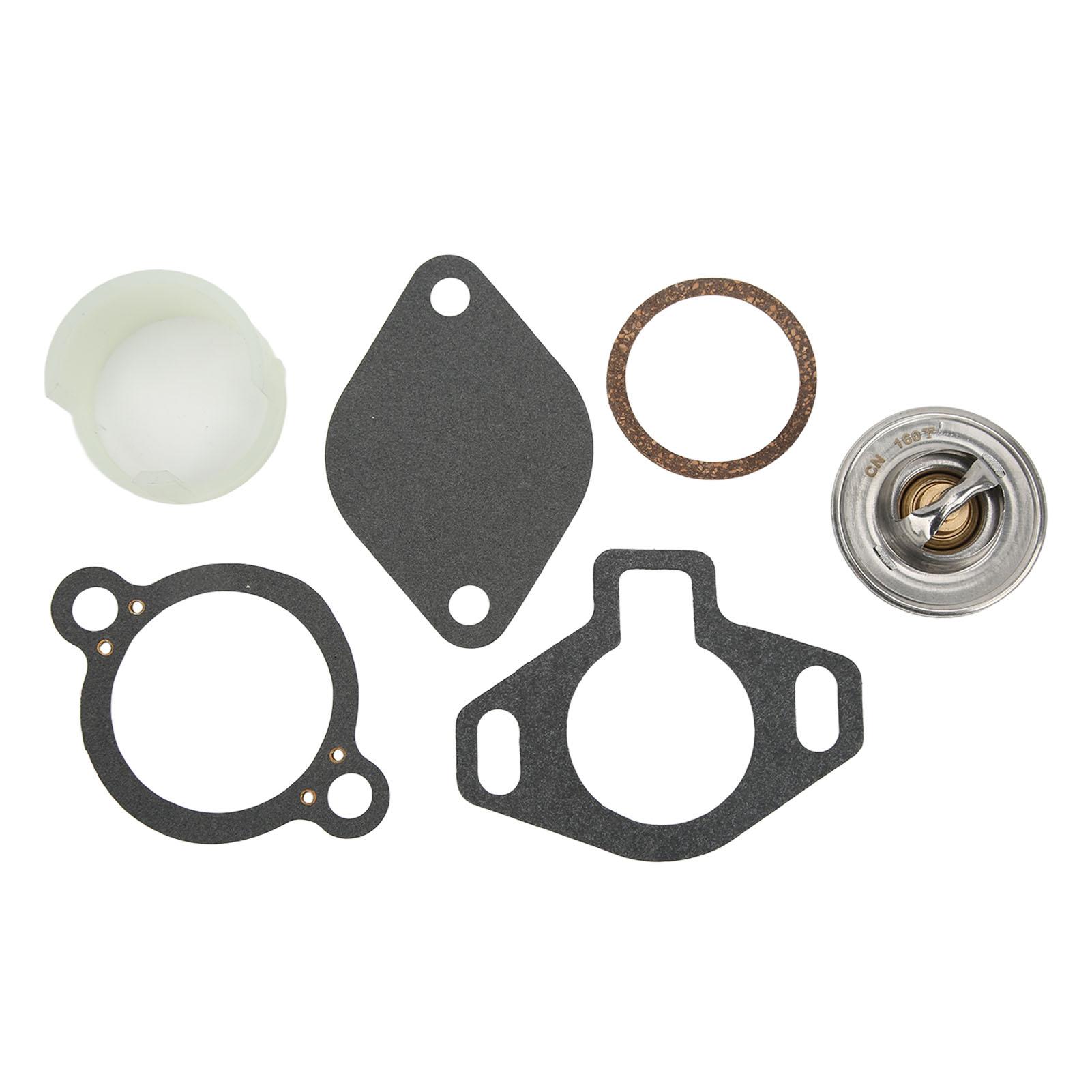 

Thermostat Kit 807252Q5 Replacement for MerCruiser with Sleeve 160 degrees 4.3L 5.0L 5.7L 7.4L 8.2L 1987 Up