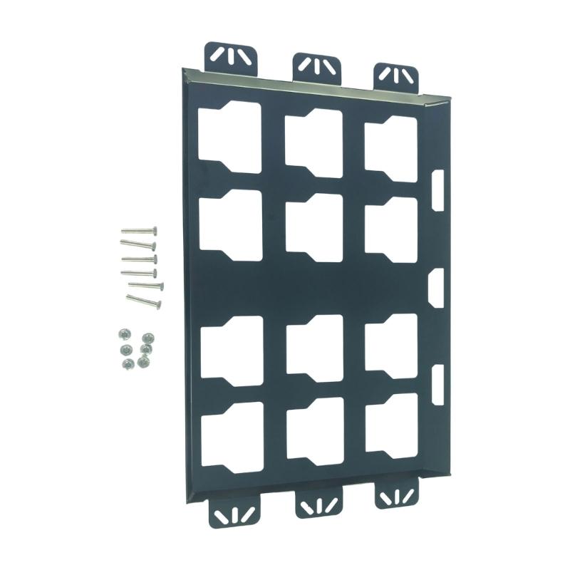 Mounting Plate for Packouts, 100Lbs, Metal with Powder Coat, for Tool Storage and Organization System Full Plate