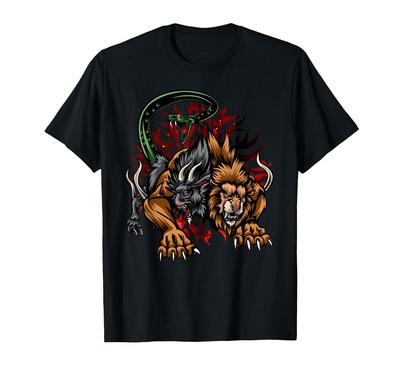 Chimère: T-shirt Dieux et Monstres de la Mythologie Grecque Antique