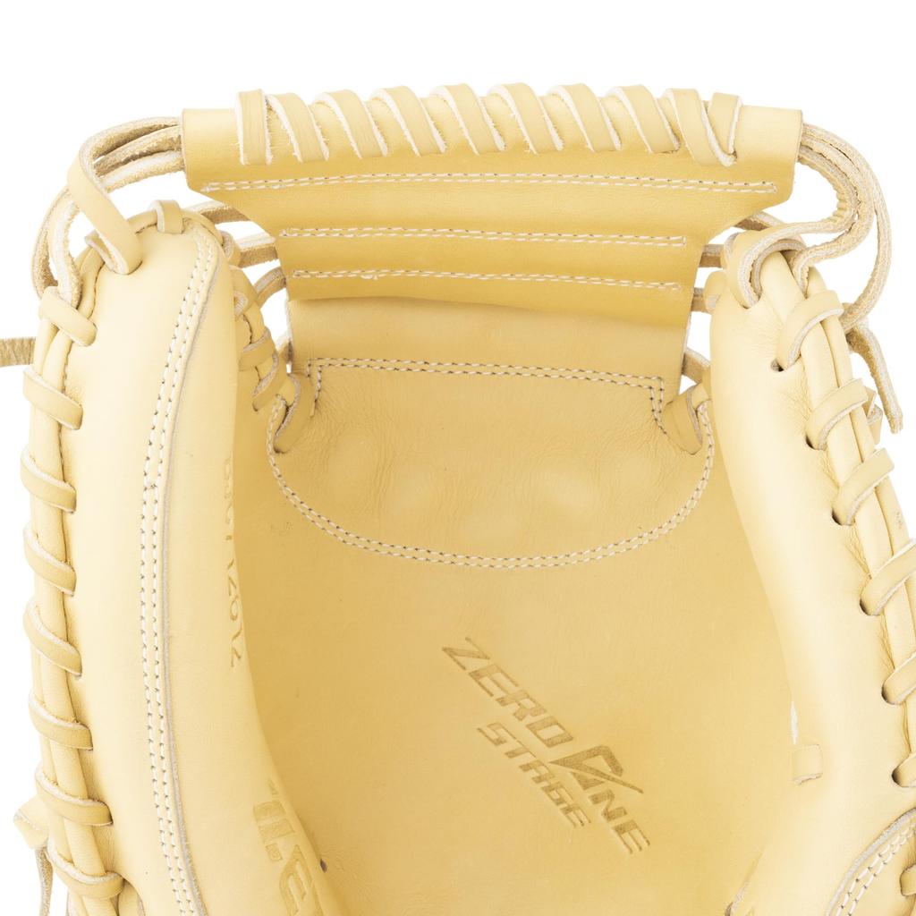ZETT Youth Softball Zero One Pastel BJC712612 Catcher's Mitt, Stage, Right-Handed Throw, Brown,