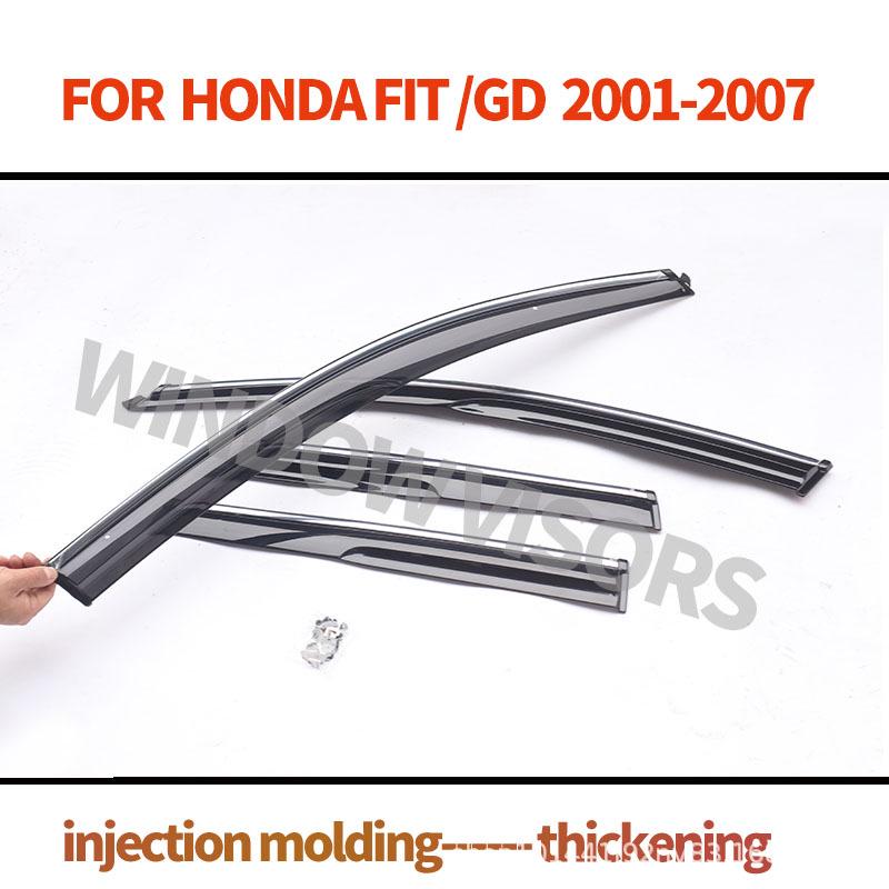 Honda Fit Jazz 2001-2007 Window Rain Shields - Sun & Rain Guards