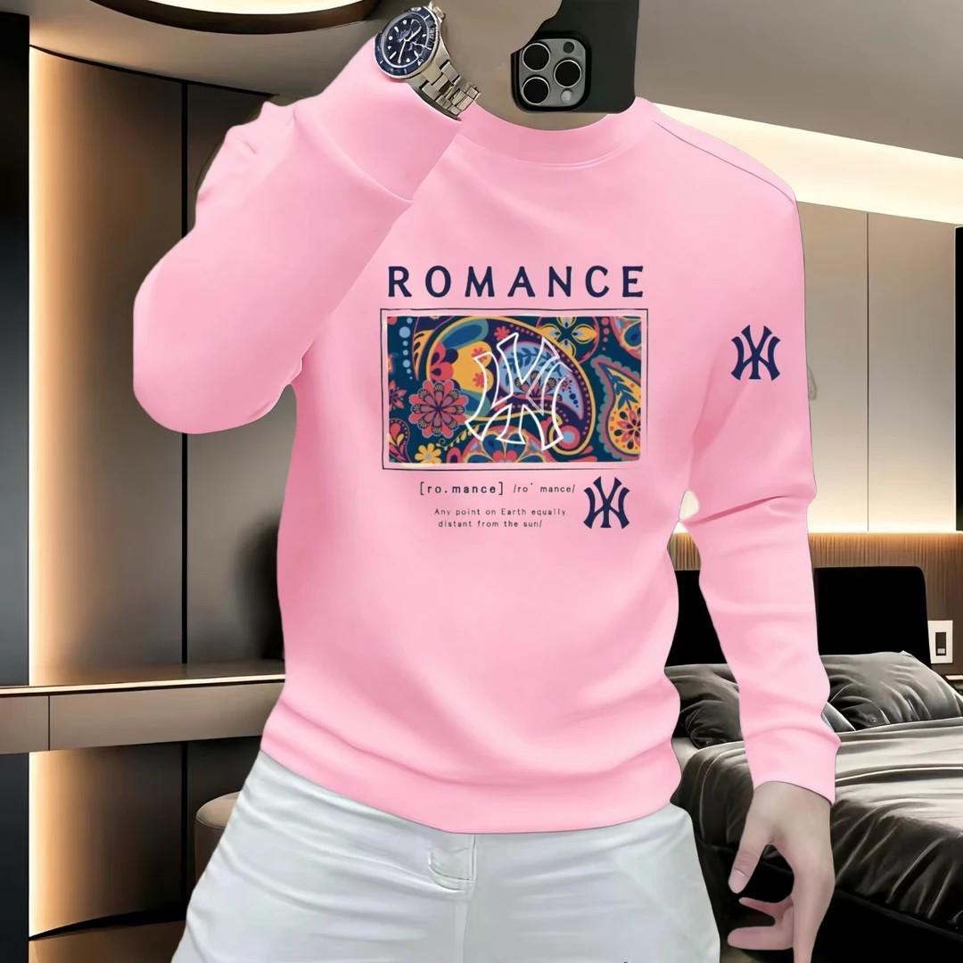 Men s Versatile Slim Fit Stylish Printed Round Neck Long-Sleeve Hoodie 5XL