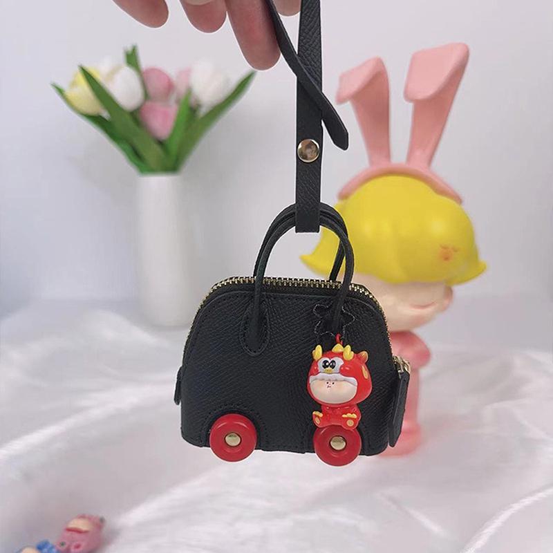 Fashionable Mini Car Wheel Bag, Shell Bag Pendant, Headphone Bag, Keychain Bag, Bag Ornament, Coin Purse.