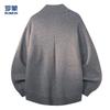ROMON Men's Casual Solid Color Zipper Cardigan