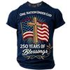 T-shirt casual da uomo girocollo a maniche corte