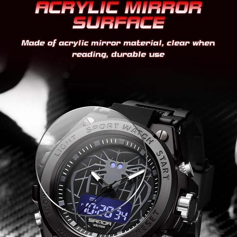 SANDA Business Fashion Trend Watch Luminous Waterproof Personalised Large Dial Watch