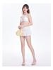 Korean-Inspired Backless White Lace Bikini: Sexy Strapless Split 3-Piece Swimsuit for Women