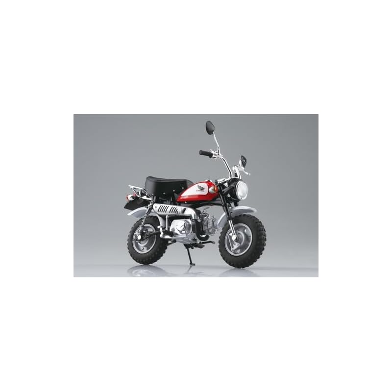 Aoshima Bunka Kyozai (AOSHIMA) Skynet 1/12 Scale Complete Honda Monkey Fighting Red Motorcycle