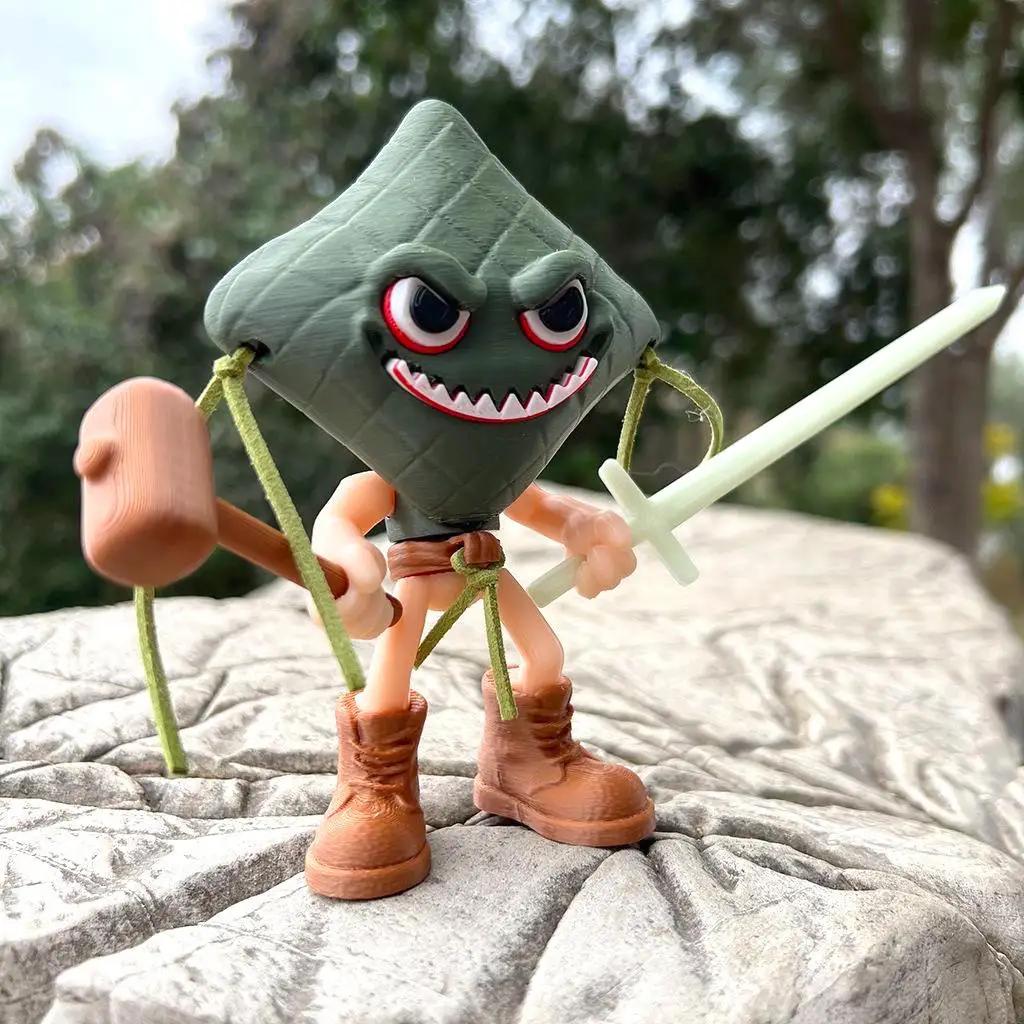 New Tirilikalika Tirilikalako Figurine 3D Printed Steal A Brainrot Ornament Funny Italian Brainrot Meme Game Figures