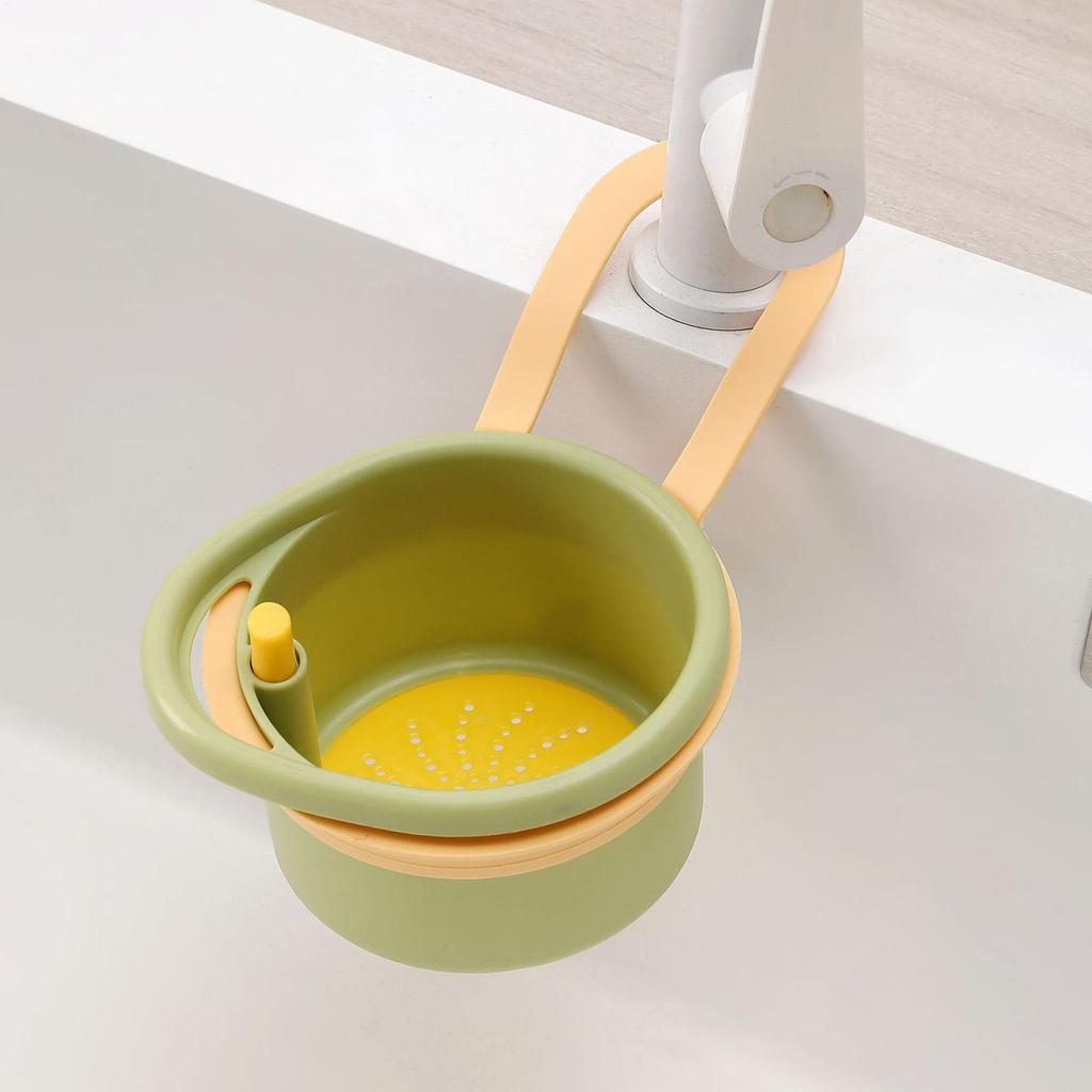 Sink Food Catcher Kitchen Sink Drain Basket Hanging Vegetable Washing Basin Food Residues Filter Storage Rack Cleaning Tool