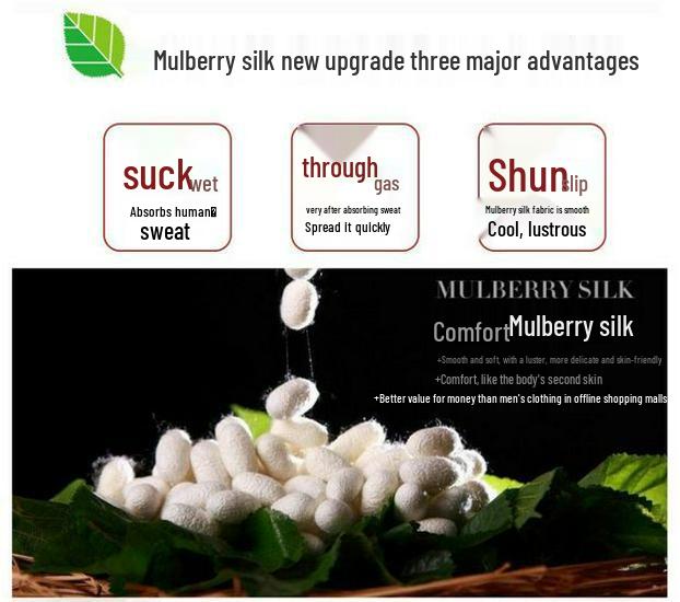 Romon Herren Maulbeerseide Langarm Nahtloses Knitterfreies Business Casual Hemd