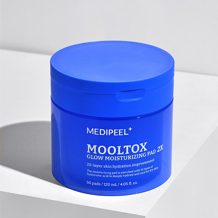 MEDI-PEEL Mooltox Glow Moisturizing Pad 2X 120ml 50EA