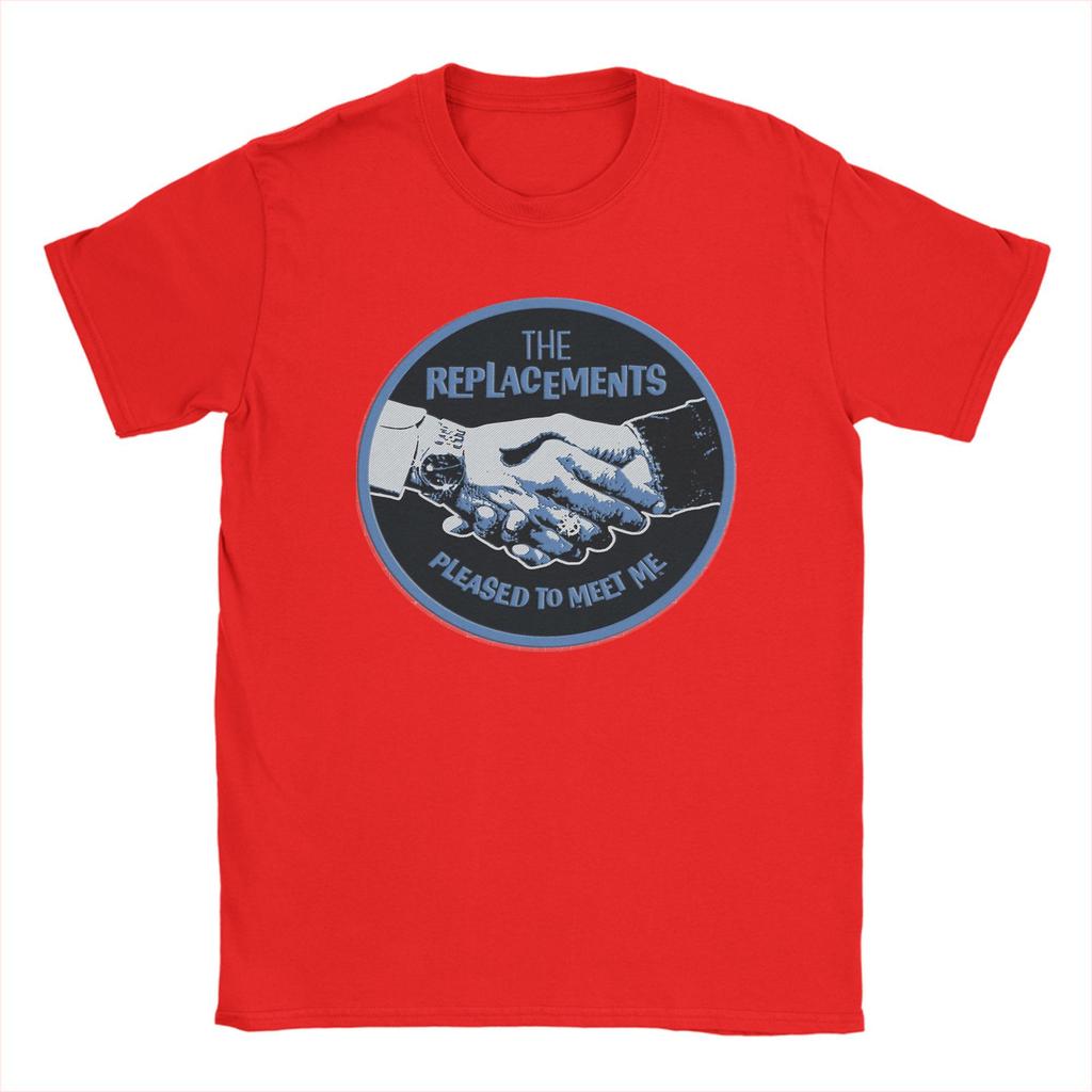 The Replacements T Shirts Men's  100% Cotton Creative T-Shirt Crew Neck  Tees Short Sleeve Tops New Arrival