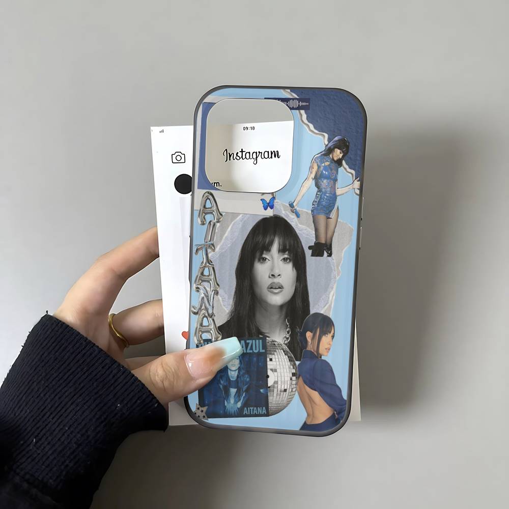 Cuarto A-AitanaS Azul For IPhone 17 16 15 11 12 13 14 Pro Max Plus Pro Corrugated Translucent Back Phone Cover