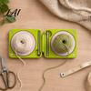 Rotating Yarn Spool Portable Holder for Crochet & Knitting Foldable Double Winder