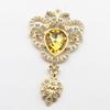 LKERAN 5 Pieces of 35 * 69MM Creative Crown Alloy Pendant, Wedding, Hair Accessories, DIY Brooch, Clothing Accessories