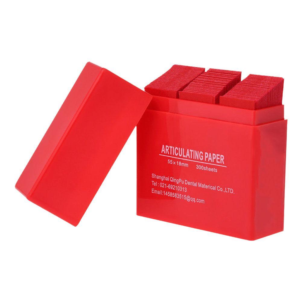 New High-end 300 Sheet/Box Dental Articulating Paper Teeth Oral Dentist Blue Strips Strips Whit J1M9