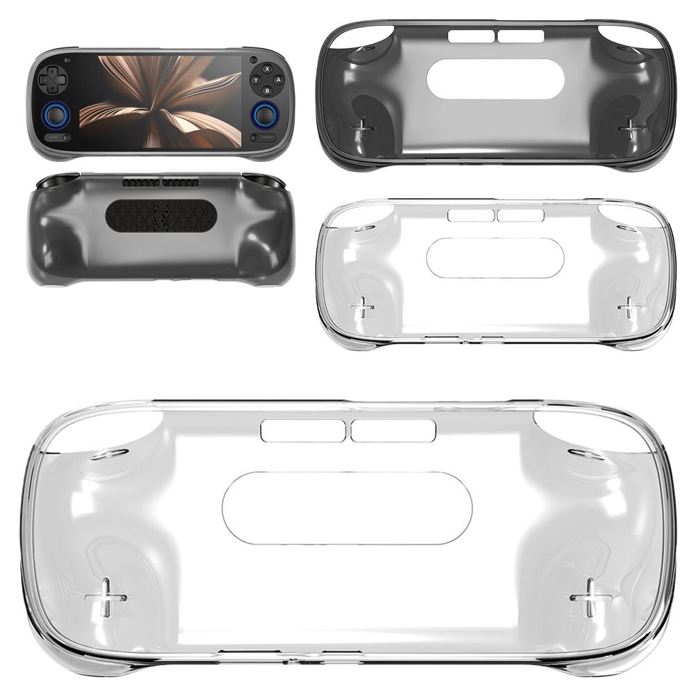 For Retroid Pocket 5 Handheld Protective Case Cover TPU Transparent Anti Fall Soft Shell Non-slip Grip Game Control Cover