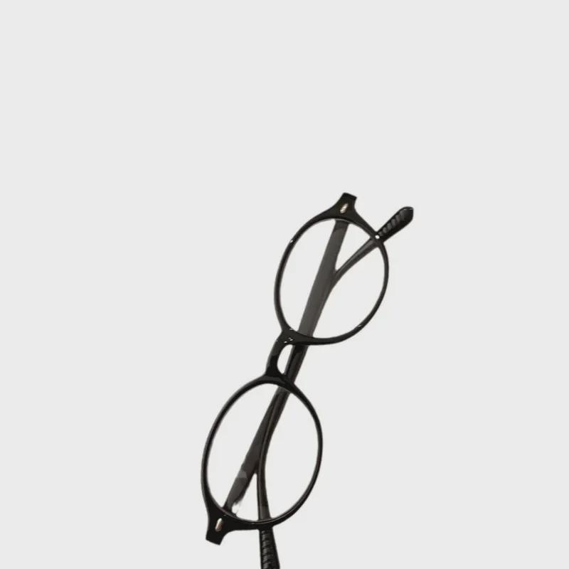 Owalne okulary w skorupie żółwia lamparciego, styl kujona unisex, retro uroczy design studencki z soczewkami blokującymi światło niebieskie.