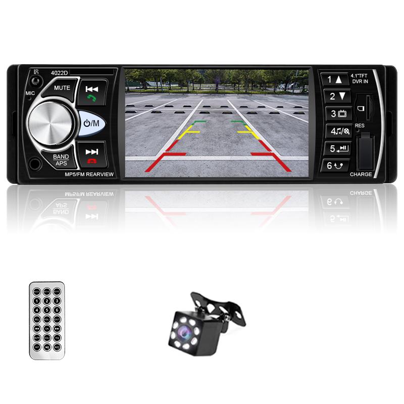 Hippcron 1Din Car Radios 4" Auto Audio Stereo 4022D MP3 Player USB Car Multimedia Player FM Autoradio Support Rearview Camera