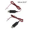 Universal USB to PH2.0 2Pin Charger Cable for 3.7V for Smart Rechargeable Lithium Battery Charging Line Cord 100cm Porta