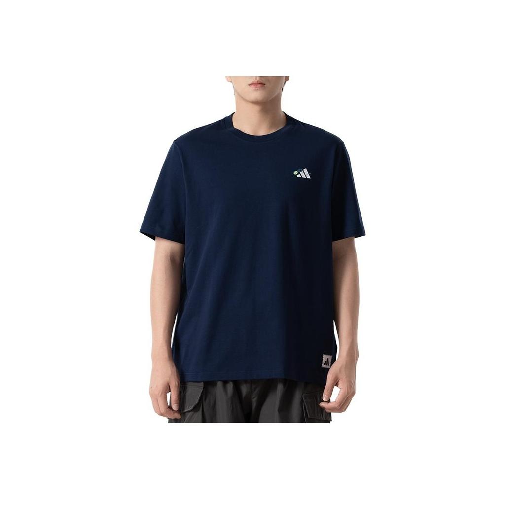 Adidas Sports Lifestyle Round Neck Breathable Fashionable Versatile Short Sleeve T-Shirt Men Tops KC5319