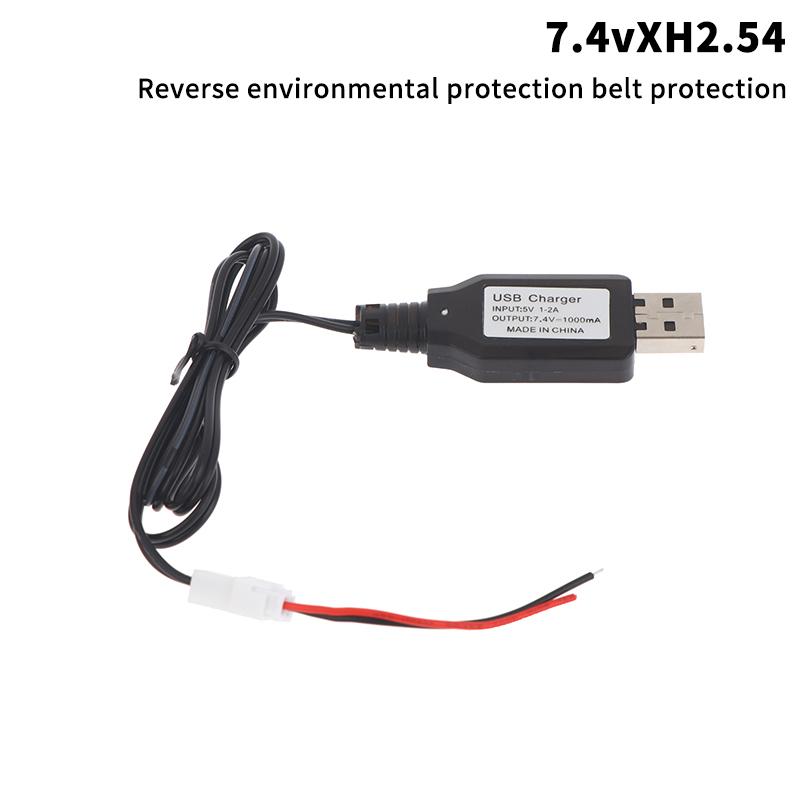 7.4V (3.7V X2) Usb Charger Cable Sm-4P Li-Ion Battery Electric Forward/Reverse Rc Toys Car Boat Usb Charger