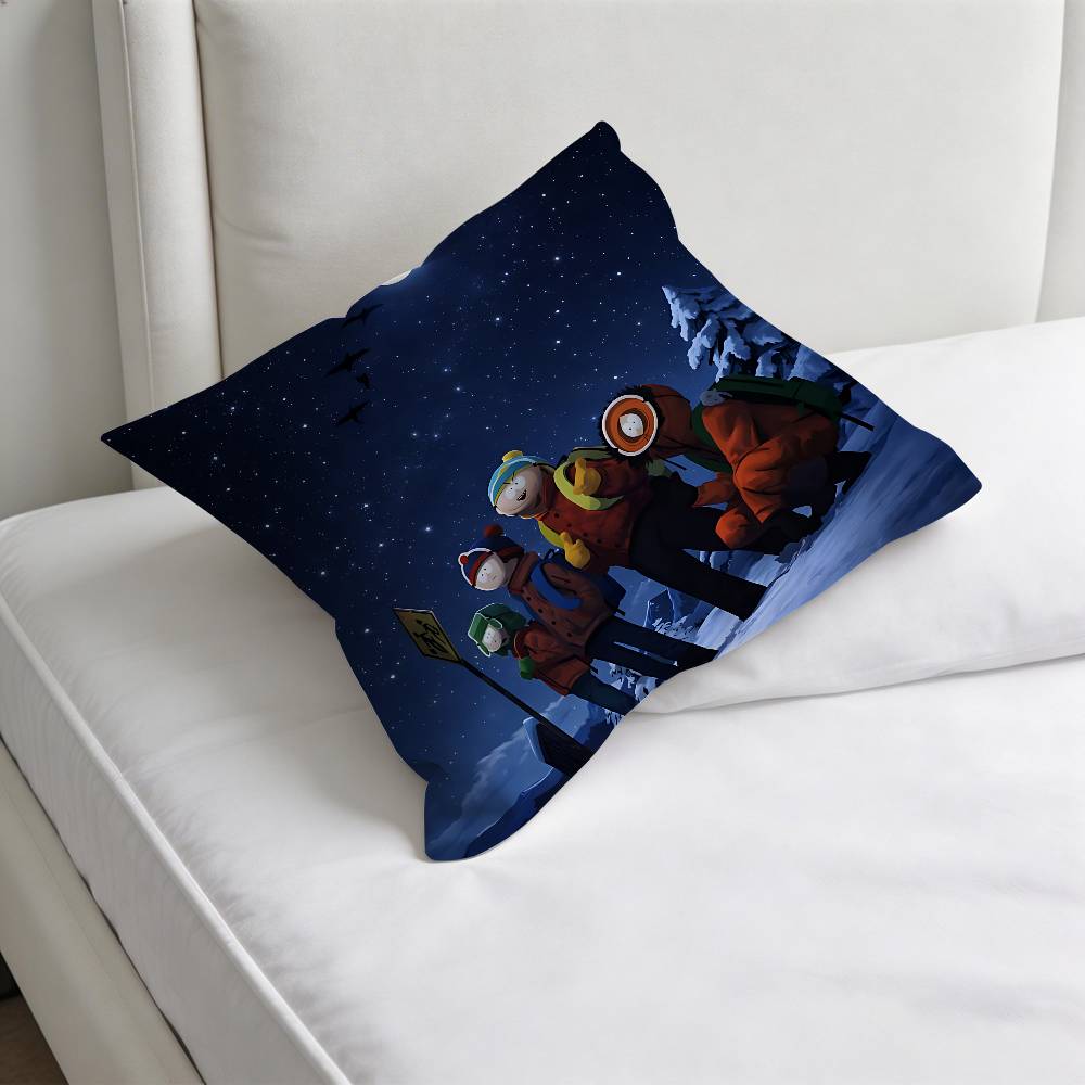 Kyle Stan SSouth PPark Decorative Square Pillow Cover Modern Cushion Case for Living Room Bedroom