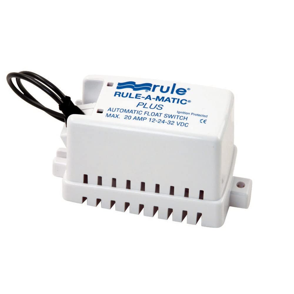 

Rules - Rule-A-Matic Plus Float Switch W/Fuse Holder 3 x 5-3/8 x 2-1/2 белый