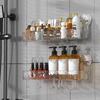 No-Drill Suction Cup Bathroom Shelf & Rack