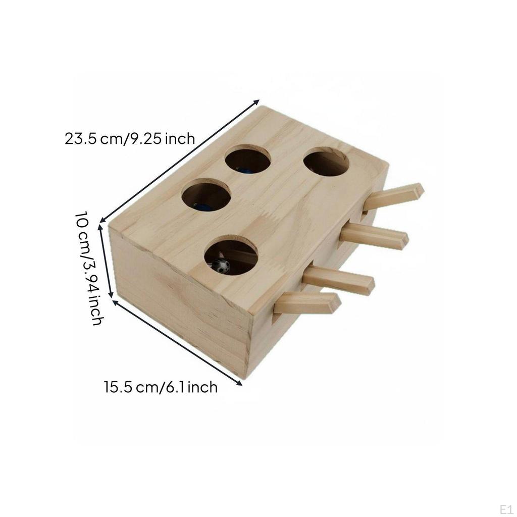 PounceandPlay Katzenspielzeug Mehrloch-Design Interaktives Indoor-Spiel für Katzen