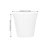 4Pcs Clear Plastic Nursery for Orchids and Landscape Plants Easy-Clean Reusable Gardening Pots Modern Decorative Flower