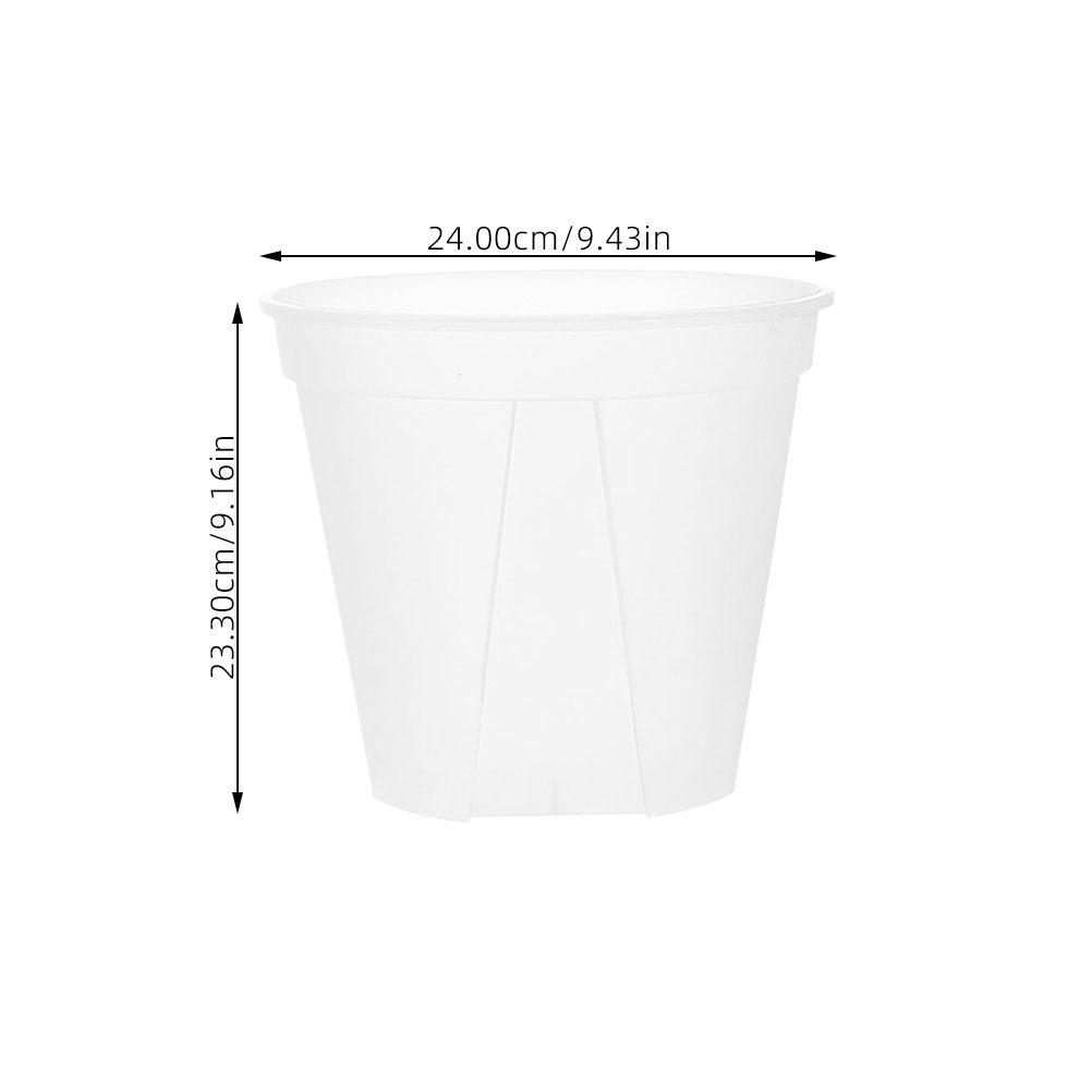 4Pcs Clear Plastic Nursery for Orchids and Landscape Plants Easy-Clean Reusable Gardening Pots Modern Decorative Flower