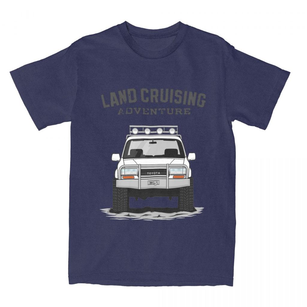 Land Cruiser FJ 80 Series T-Shirts Men Women 100% Cotton Off Road FJ80 Car Landcruising Adventure Tee Shirt Graphic Clothing