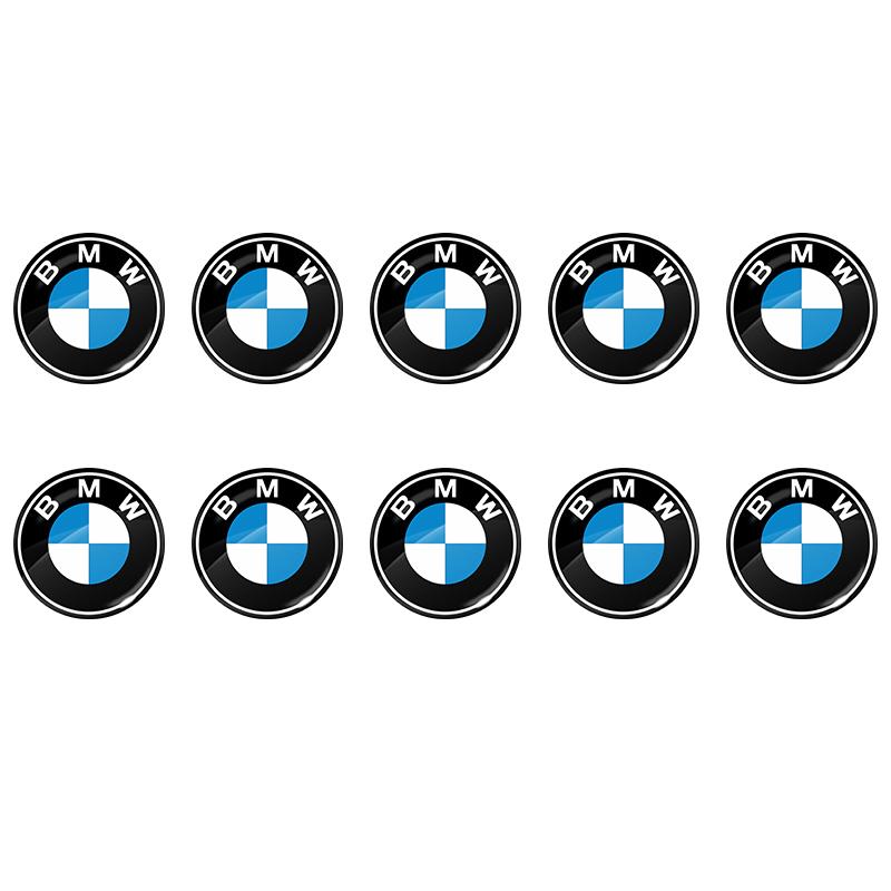 14mm Car Key Emblem Stickers Accessories For BMW 330Li 325Li 320Li E46 E39 E90 E60 E36 F30