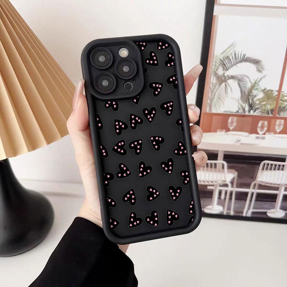 Loving Heart Is Love Phone Case For iPhone Apple 17 AIR 16 16E 11 12 13 14 15 XR Plus Pro Max DIY Case TPU Shockproof Cover Capa