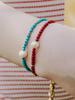 Denu Realstone Color Bead Bracelet-Blue
