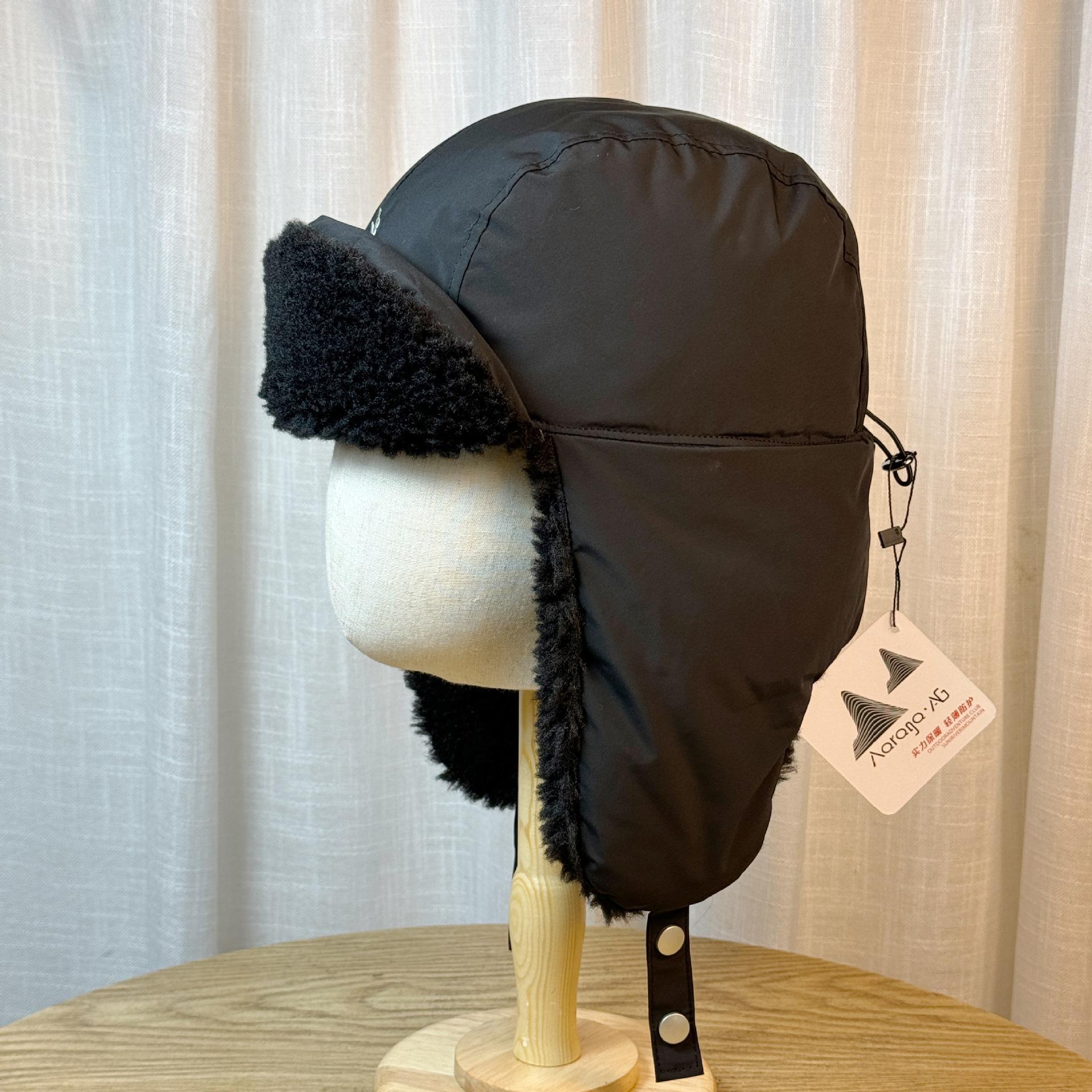 

Шапка Женская Зимняя Утепленная Теплая Шапка Лей Фэн Плюшевая Шапка с Защитой Ушей Милая Вязаная Защита от Холода Севера Чанбайшань Катание на Лыжах one size