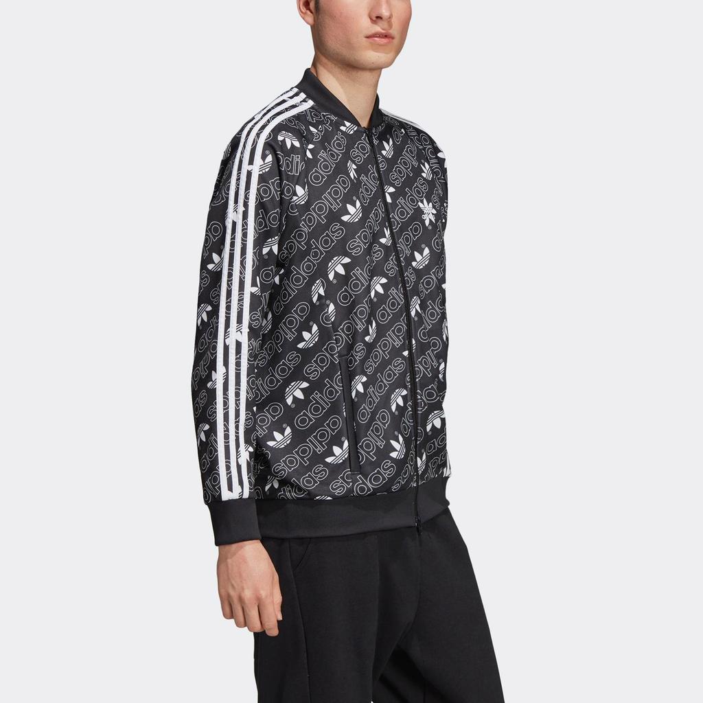 adidas Originals MONOGRAM TT Jackets Men's Stand Collar Moderate Other EB4087