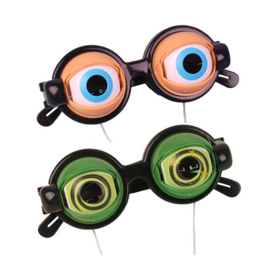 Crazy Eyes Googly Glasses Toy Winking Glasses with Pull-String Blinking Action Fun Novelty Prop for Kids Party Stage Performance