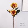 3D-Gefühl Baumwoll-Magnolienblüte Heimfotografie Dekoration Blume Weiches Hochzeitsornament Kunstblume