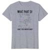 Funny Math Shirts for Unisex Unisex What Part of Dont You Understand Math Tops Gift for HerHim Math Physics TShirt Tops