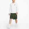 Nike Swoosh Casual Sport Round Neck Long Sleeve T-Shirt Men Tops White DB6156-100