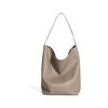 LASIEM Women's Tote Bag, Large A4 Shoulder, "One Handle", Large Capacity, Vertical Bag, Bucket Shape, Plain, Commuting Bag, Free Standing, PU