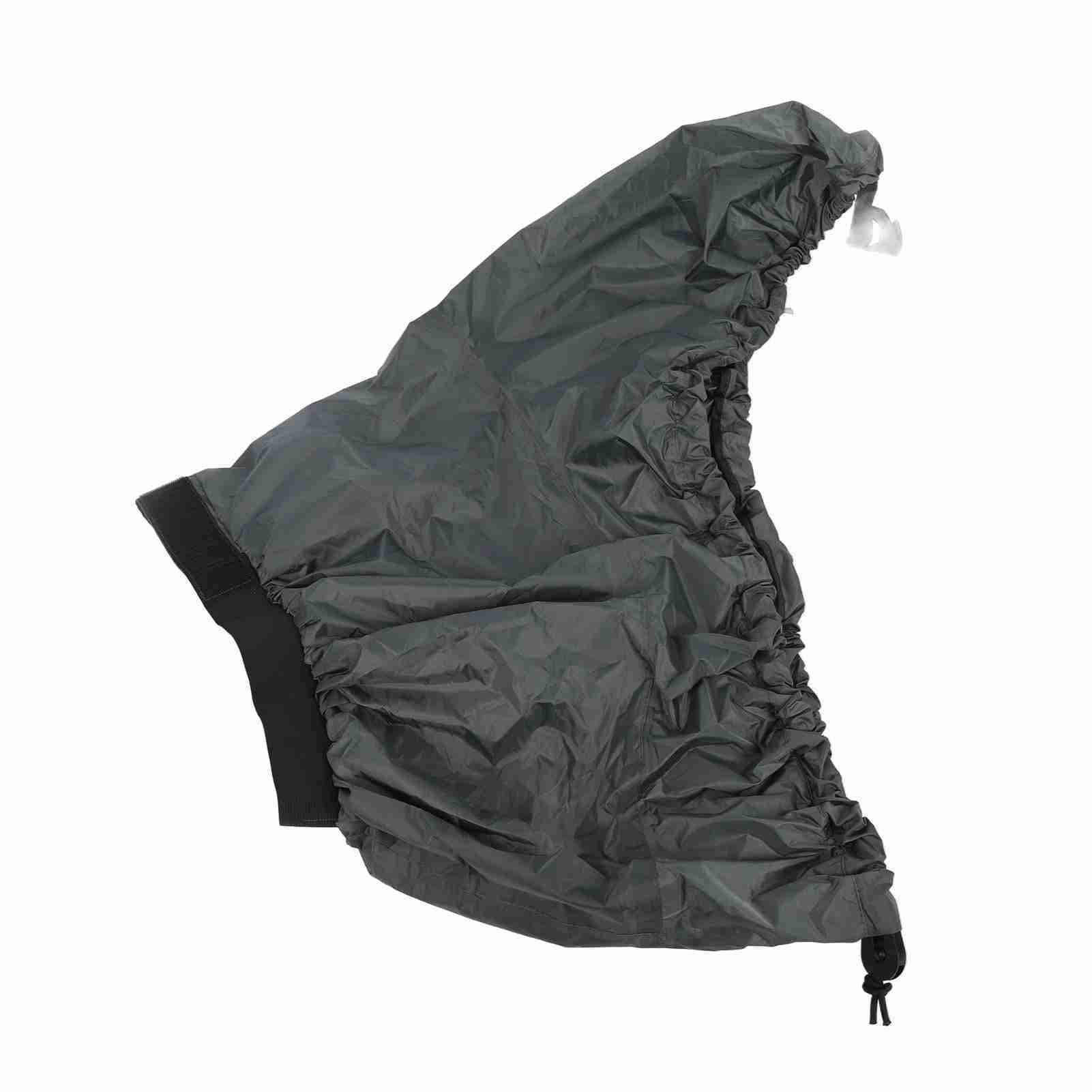 Adjustable Nylon Kayak Spray Skirt Waterproof Cover Water Sports Accessory Grey серый
