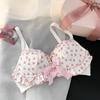 Women Black Pink Bras Cute Design Girls Underwear Push Up Sexy Bras Fashion Backless Sling Lace Lingerie