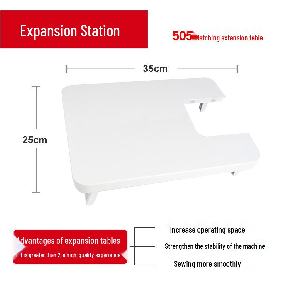 

Универсальный приставной столик для швейной машины 505A, 25x35 см, доска 280 г