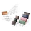6-Tier Display Stand Acrylic Wallet Display Stand Clear View